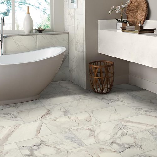 Bathroom Porcelain Marble Tile - CarpetsPlus by Design in Woodville, WI