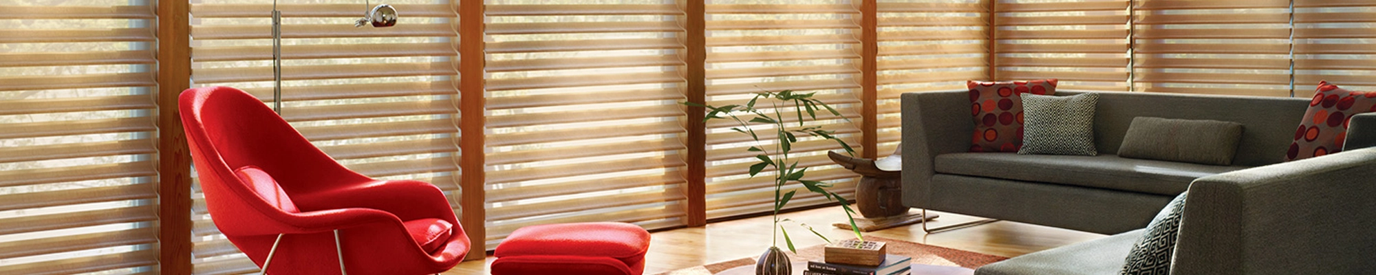 Window treatments provided by CarpetsPlus by Design